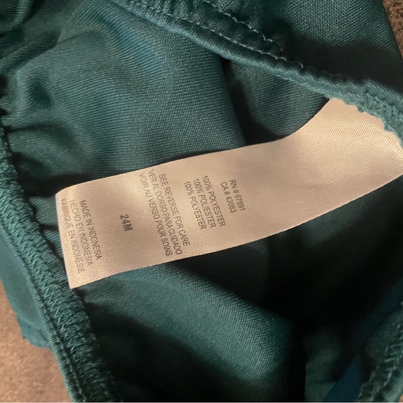 Eagles Kids Teal and Black Cheer Dress and Bloomers (24 months) - Picture 4 of 5